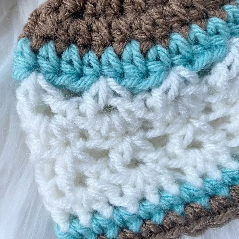 Handmade Crochet Baby Hat Gift Set